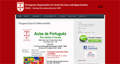 Desktop Screenshot of portuguesecenter.org