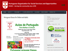 Tablet Screenshot of portuguesecenter.org